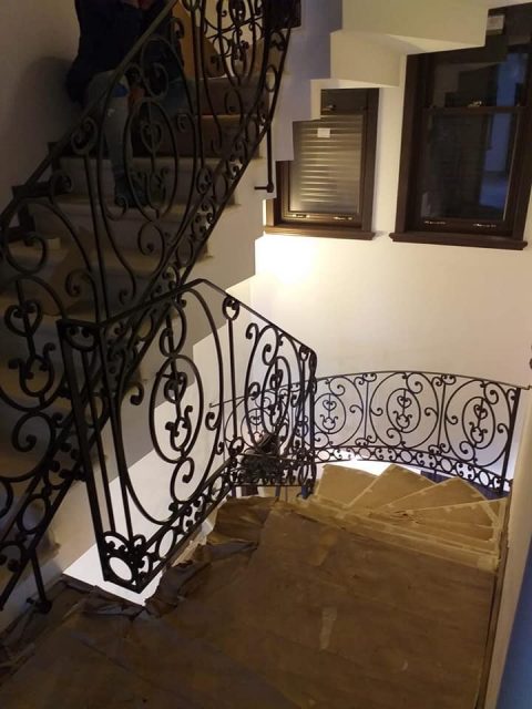 Ferforje merdiven korkulukları